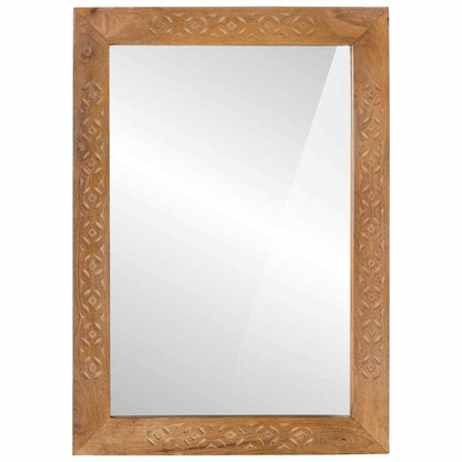 vidaXL Wall Mirror Rectangular 70 x 50 cm Engineered Wood and Glass