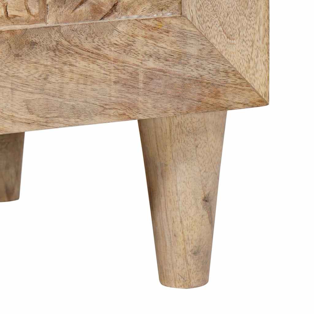 vidaXL Bedside Cabinet White 80 x 50 x 40 cm Engineered Wood