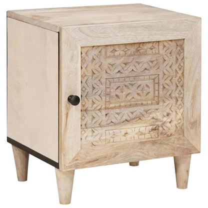 vidaXL Bedside Cabinet White 80 x 50 x 40 cm Engineered Wood