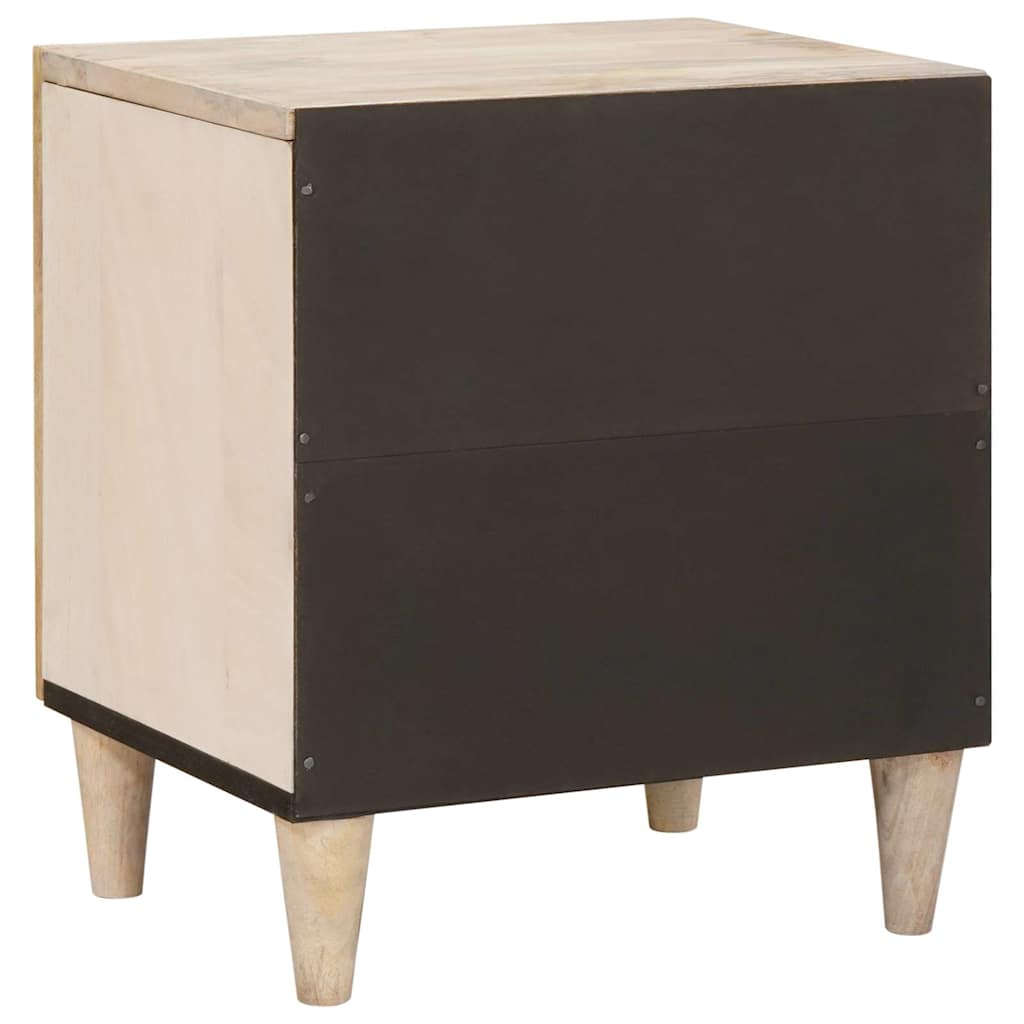 vidaXL Bedside Cabinet White 80 x 50 x 40 cm Engineered Wood