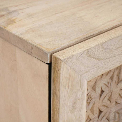 vidaXL Bedside Cabinet 2 pcs White 80 x 50 x 40 cm Engineered Wood