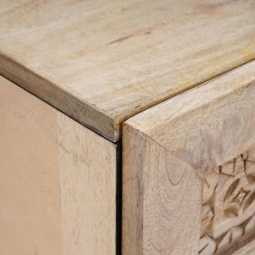vidaXL Bedside Cabinet White 40 x 33 x 46 cm Engineered Wood