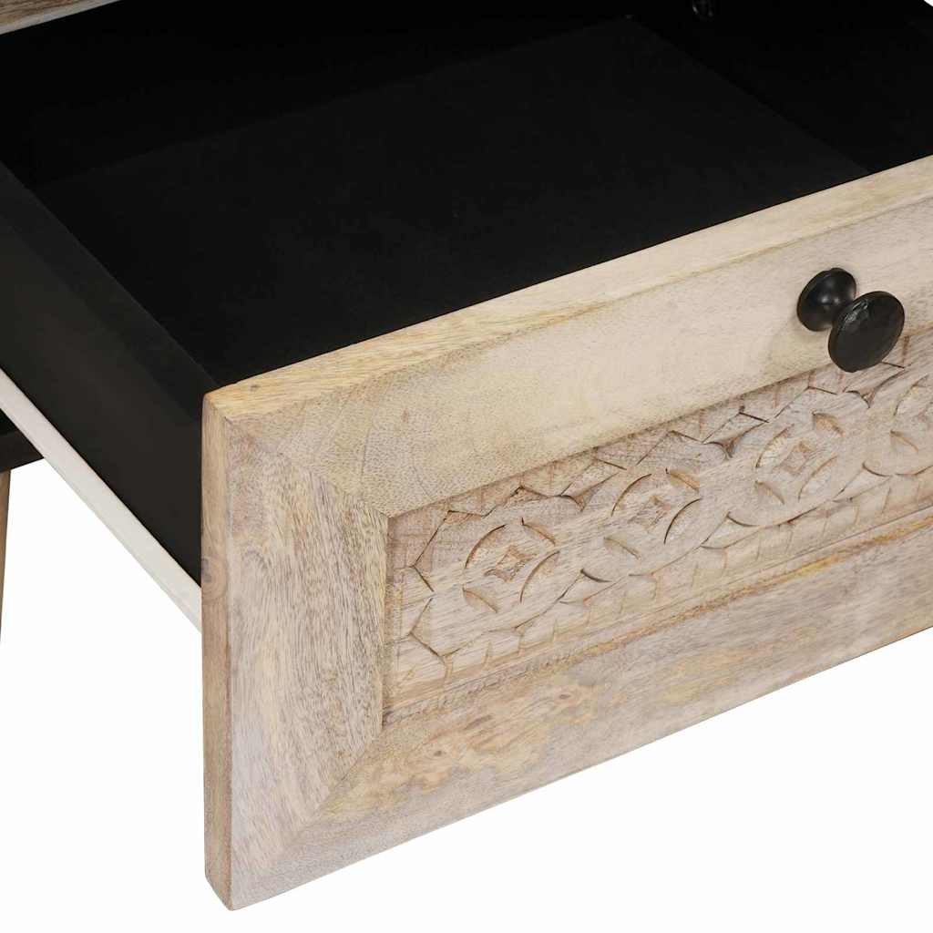 vidaXL Bedside Cabinet White 40 x 33 x 46 cm Engineered Wood
