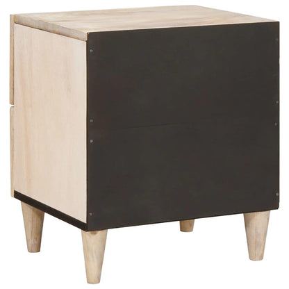 vidaXL Bedside Cabinet White 40 x 33 x 46 cm Engineered Wood