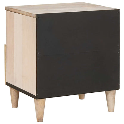 vidaXL Bedside Cabinet White 40 x 33 x 46 cm Engineered Wood