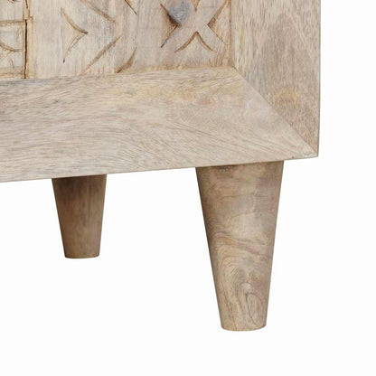 vidaXL Bedside Cabinet White 50 x 33 x 60 cm Engineered Wood