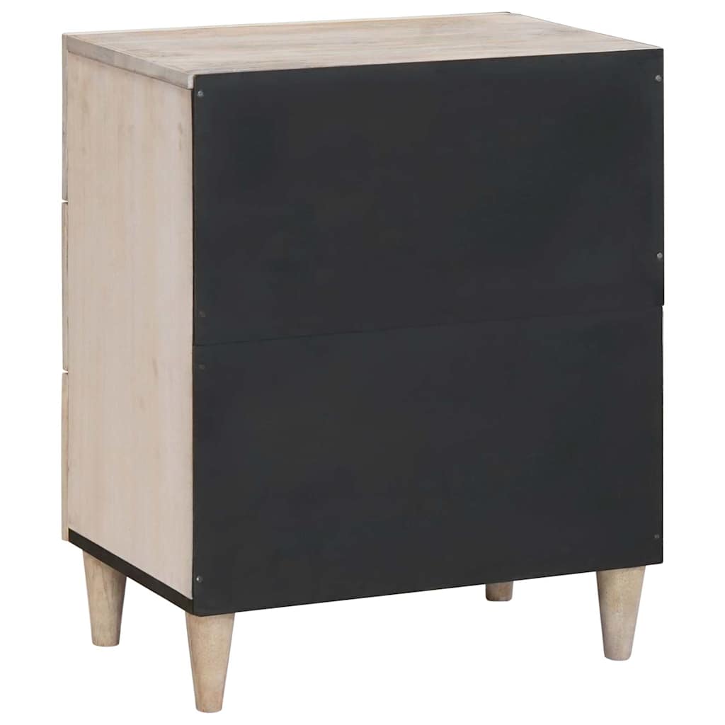 vidaXL Bedside Cabinet White 50 x 33 x 62 cm Engineered Wood