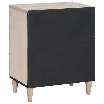 vidaXL Bedside Cabinet White 50 x 33 x 62 cm Engineered Wood