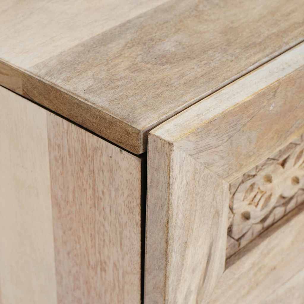 vidaXL Bedside Cabinet White 50 x 33 x 60 cm Engineered Wood