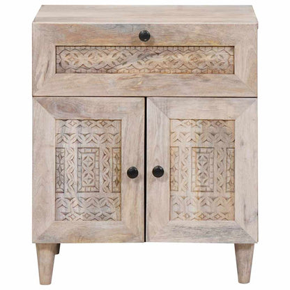 vidaXL Bedside Cabinet White 50 x 33 x 60 cm Engineered Wood