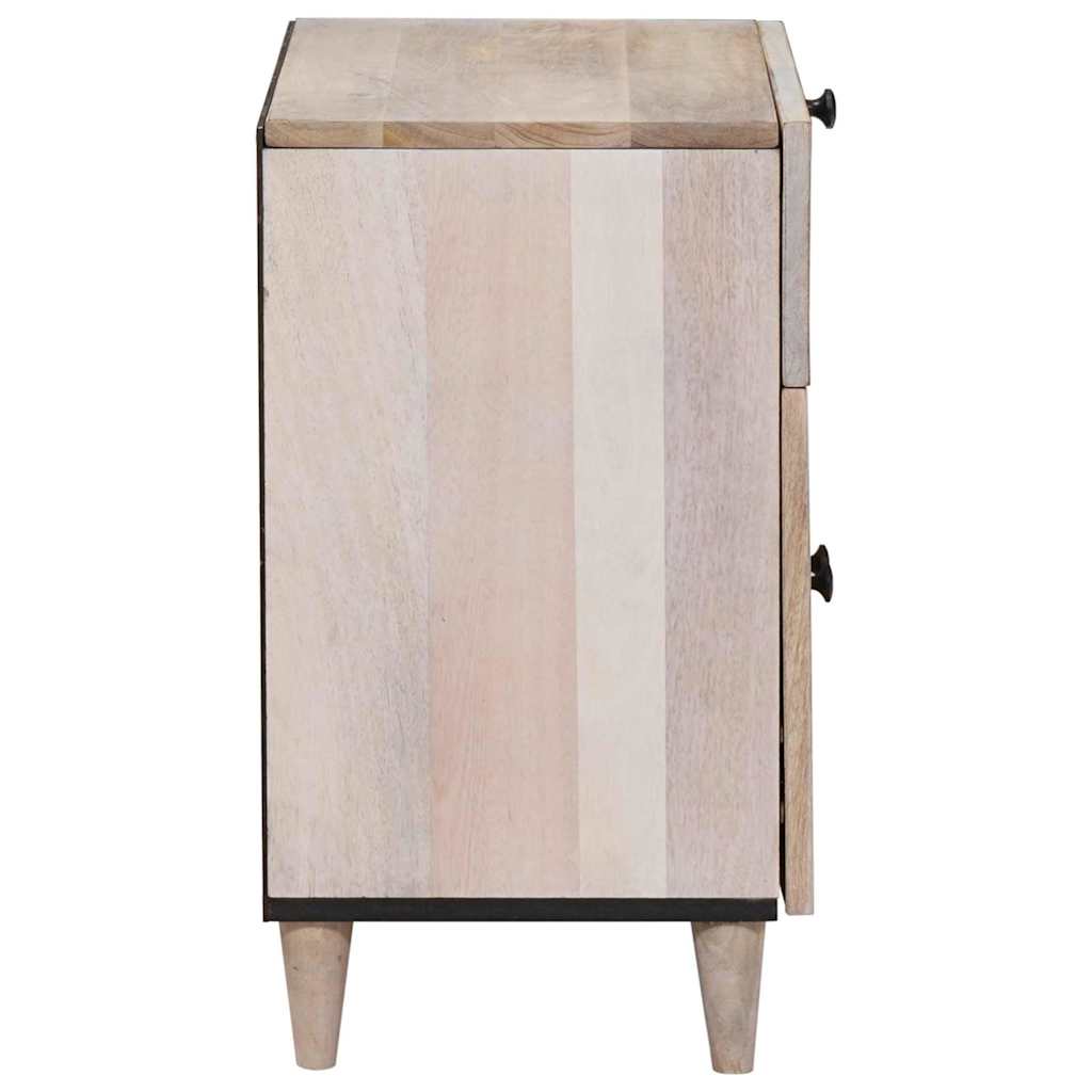 vidaXL Bedside Cabinet White 50 x 33 x 60 cm Engineered Wood