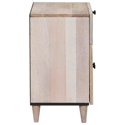 vidaXL Bedside Cabinet White 50 x 33 x 60 cm Engineered Wood