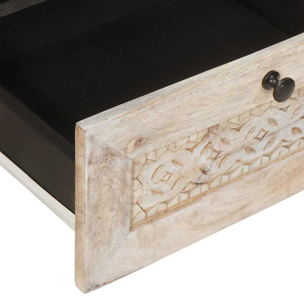 vidaXL TV Units with Drawer White 105 x 33 x 46 cm Engineered wood