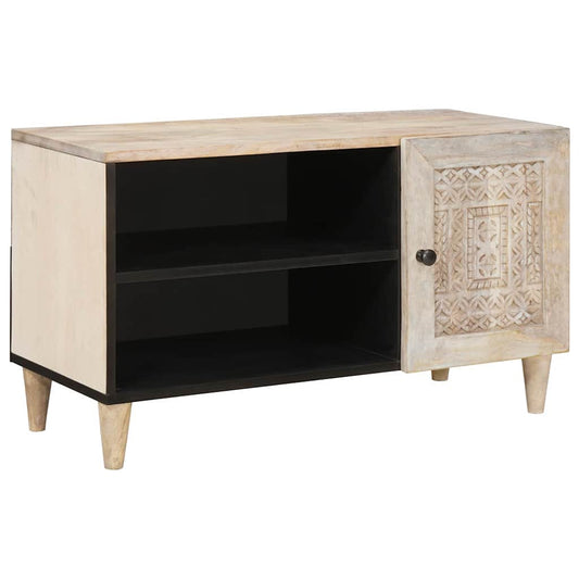 vidaXL TV Units with Shelf White 80 x 33 x 46 cm Engineered wood
