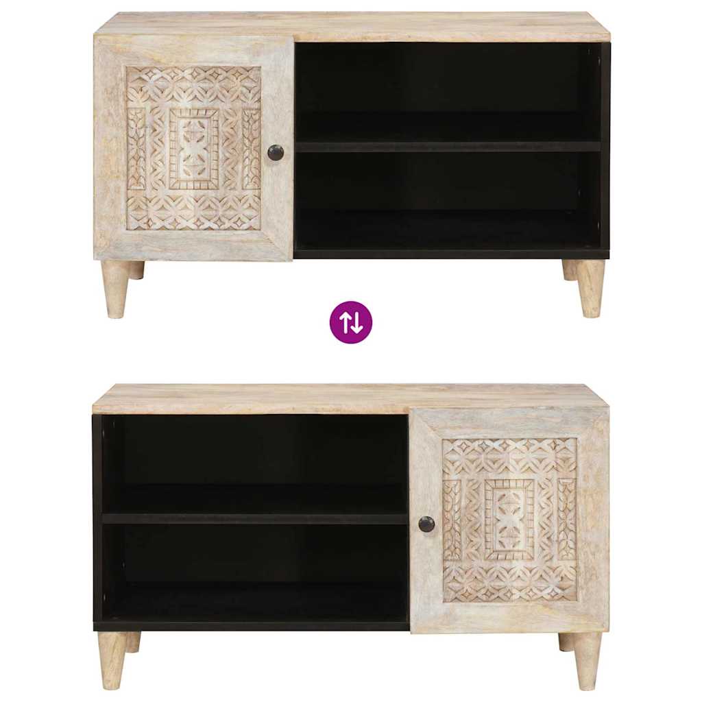 vidaXL TV Units with Shelf White 80 x 33 x 46 cm Engineered wood