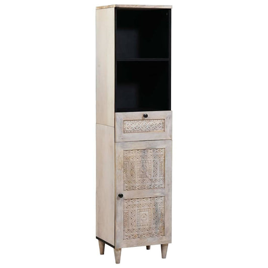 vidaXL Bathroom Cabinet White 38 x 33 x 160 cm Engineered Wood