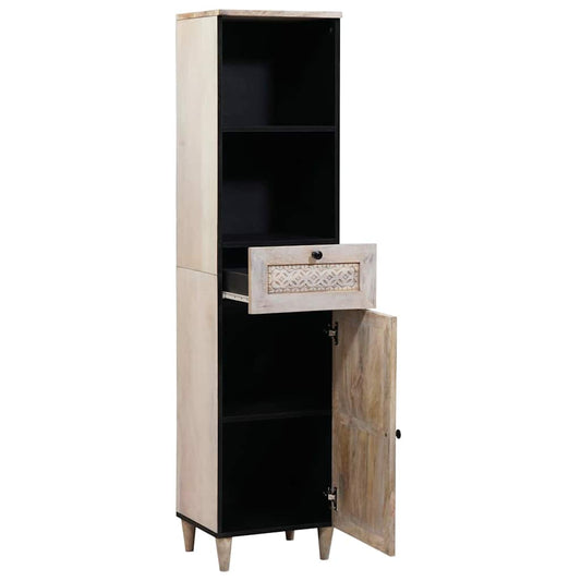 vidaXL Bathroom Cabinet White 38 x 33 x 160 cm Engineered Wood