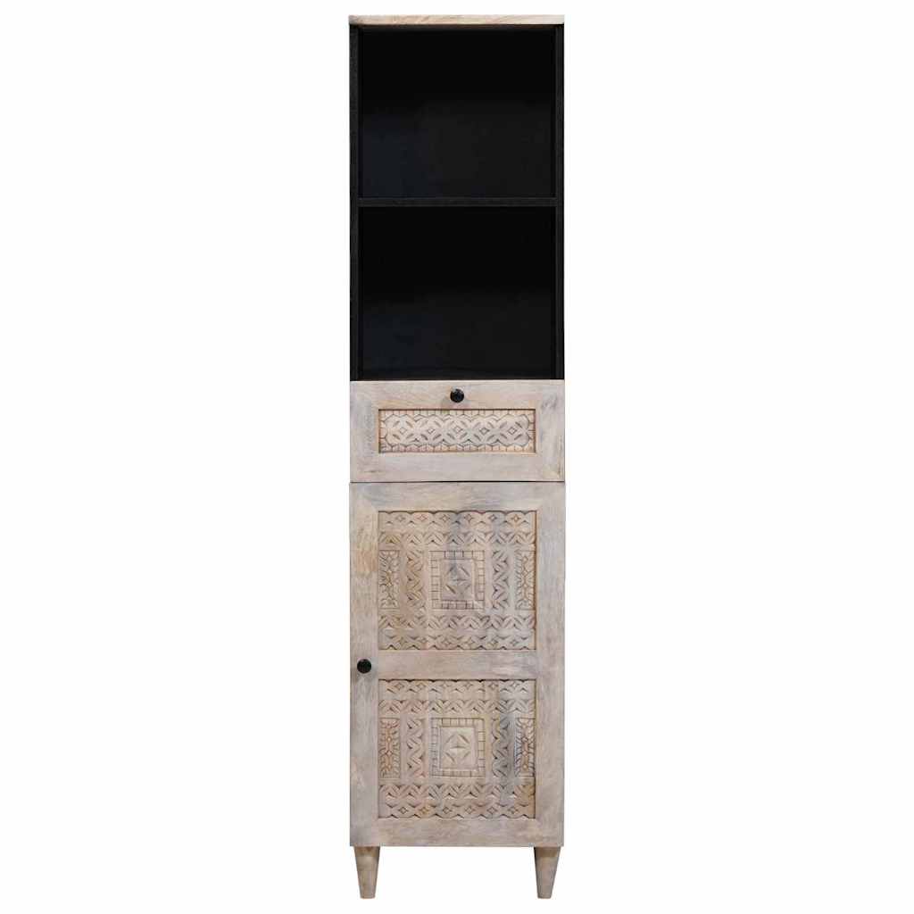 vidaXL Bathroom Cabinet White 38 x 33 x 160 cm Engineered Wood