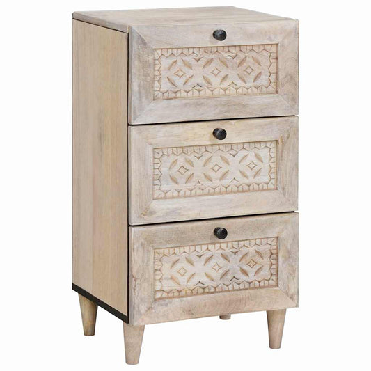 vidaXL Sideboard with Drawer White 33.5 x 40 x 75 cm