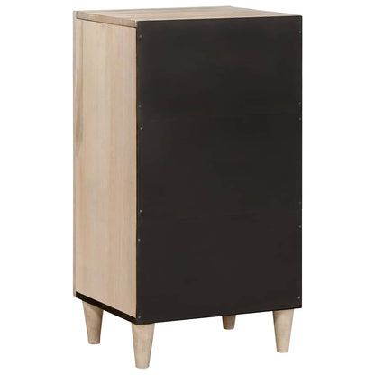 vidaXL Sideboard Bleached White 40 x 33 x 75 cm Solid Mango Wood
