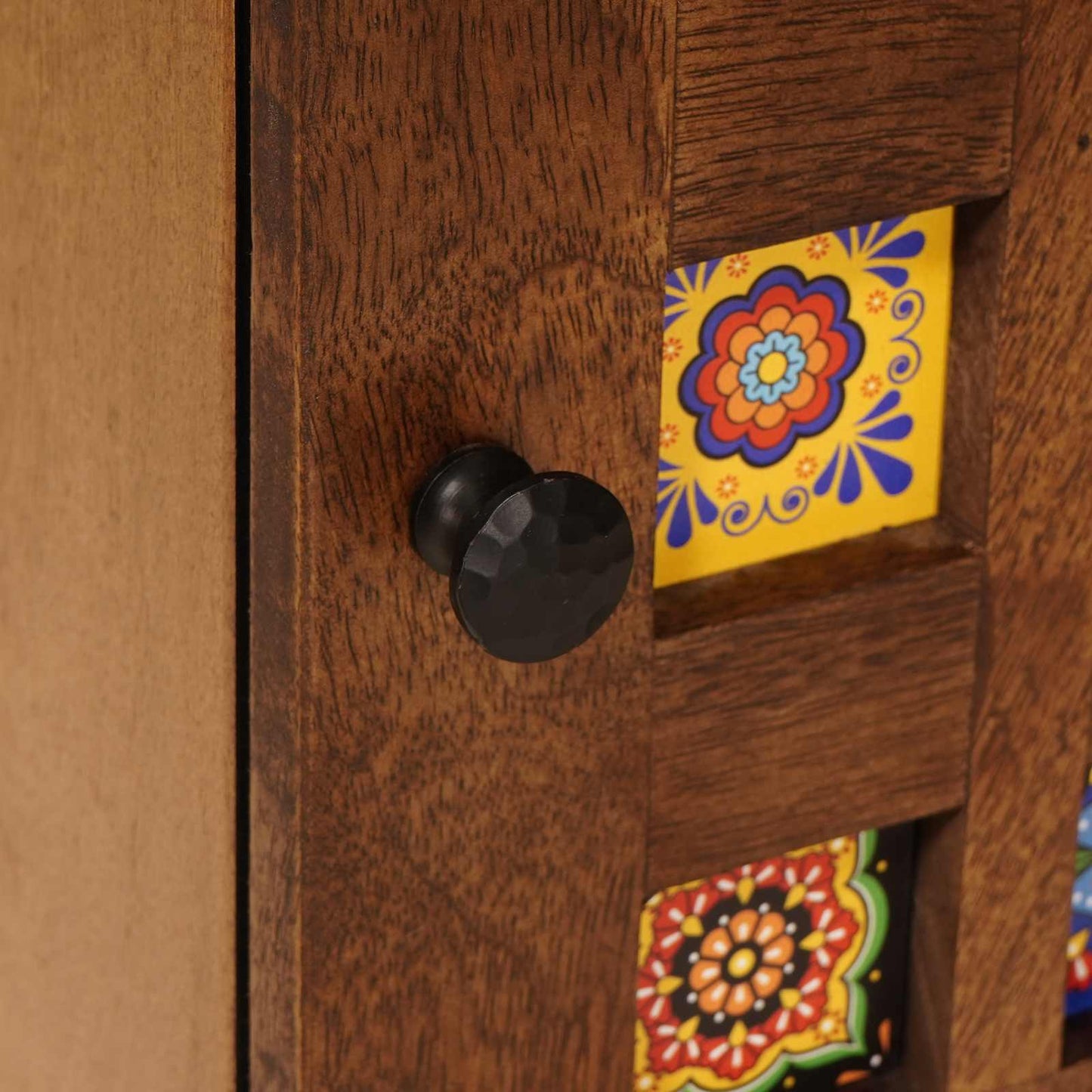 vidaXL Bedside Cabinet Brown 40 x 33 x 46 cm Solid Mango Wood