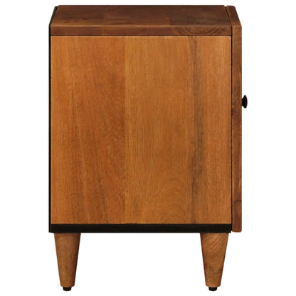 vidaXL Bedside Cabinet Brown 40 x 33 x 46 cm Solid Mango Wood
