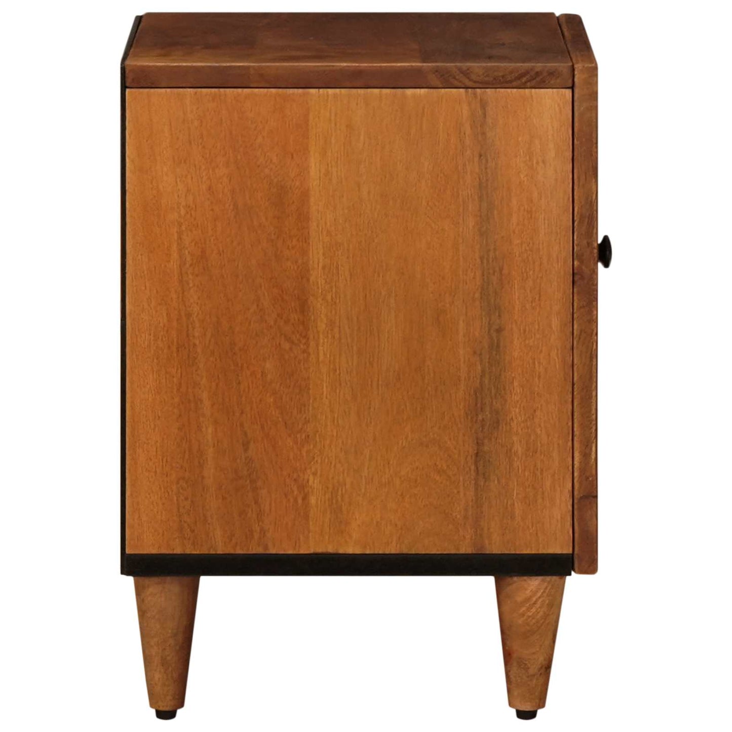 vidaXL Bedside Cabinet Brown 40 x 33 x 46 cm Solid Mango Wood