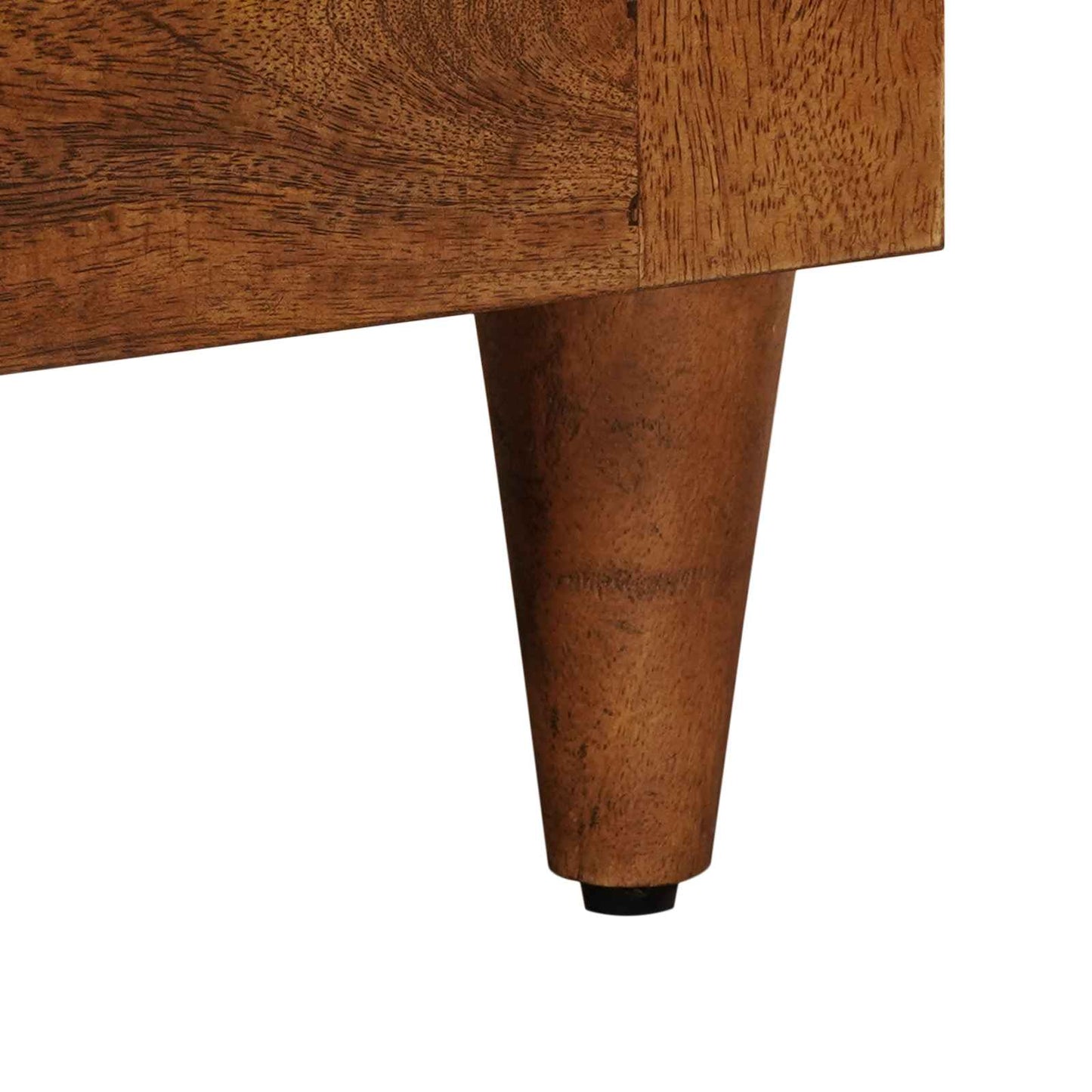 vidaXL Bedside Cabinet 2 pcs Brown 40 x 33 x 46 cm Solid Mango Wood