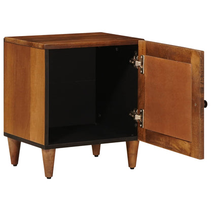 vidaXL Bedside Cabinet 2 pcs Brown 40 x 33 x 46 cm Solid Mango Wood