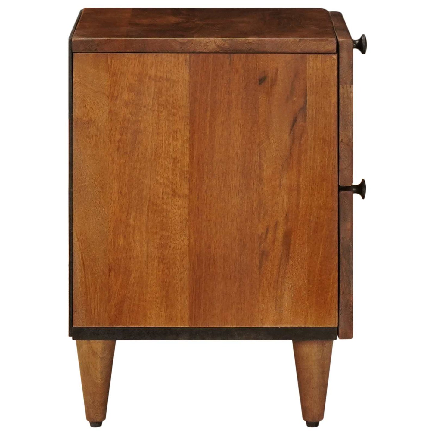 vidaXL Bedside Cabinet Brown 40 x 33 x 46 cm Solid Mango Wood