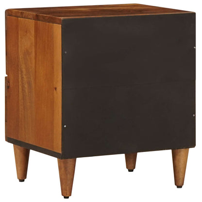 vidaXL Bedside Cabinet 2 pcs Brown 40 x 33 x 46 cm Solid Mango Wood