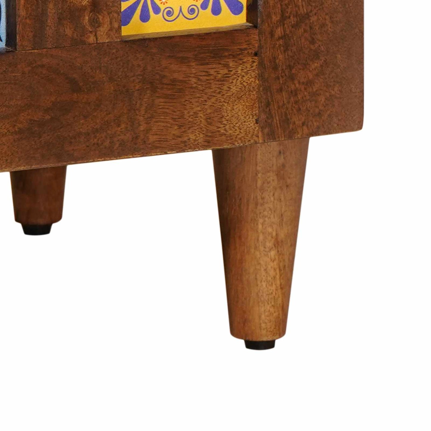 vidaXL Sideboard Walnut 60 x 33 x 75 cm Solid Mango Wood