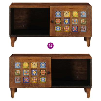 vidaXL Coffee Table Brown 80 x 50 x 40 cm Solid Mango Wood