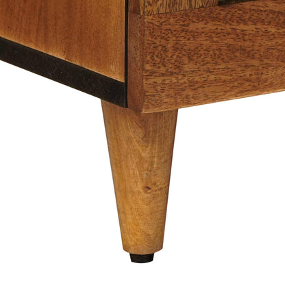 vidaXL Bedside Cabinet Brown 40 x 33 x 46 cm Solid Mango Wood