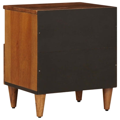 vidaXL Bedside Cabinet Brown 40 x 33 x 46 cm Solid Mango Wood