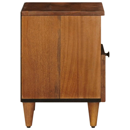 vidaXL Bedside Cabinet 2 pcs Brown 40 x 33 x 46 cm Solid Mango Wood