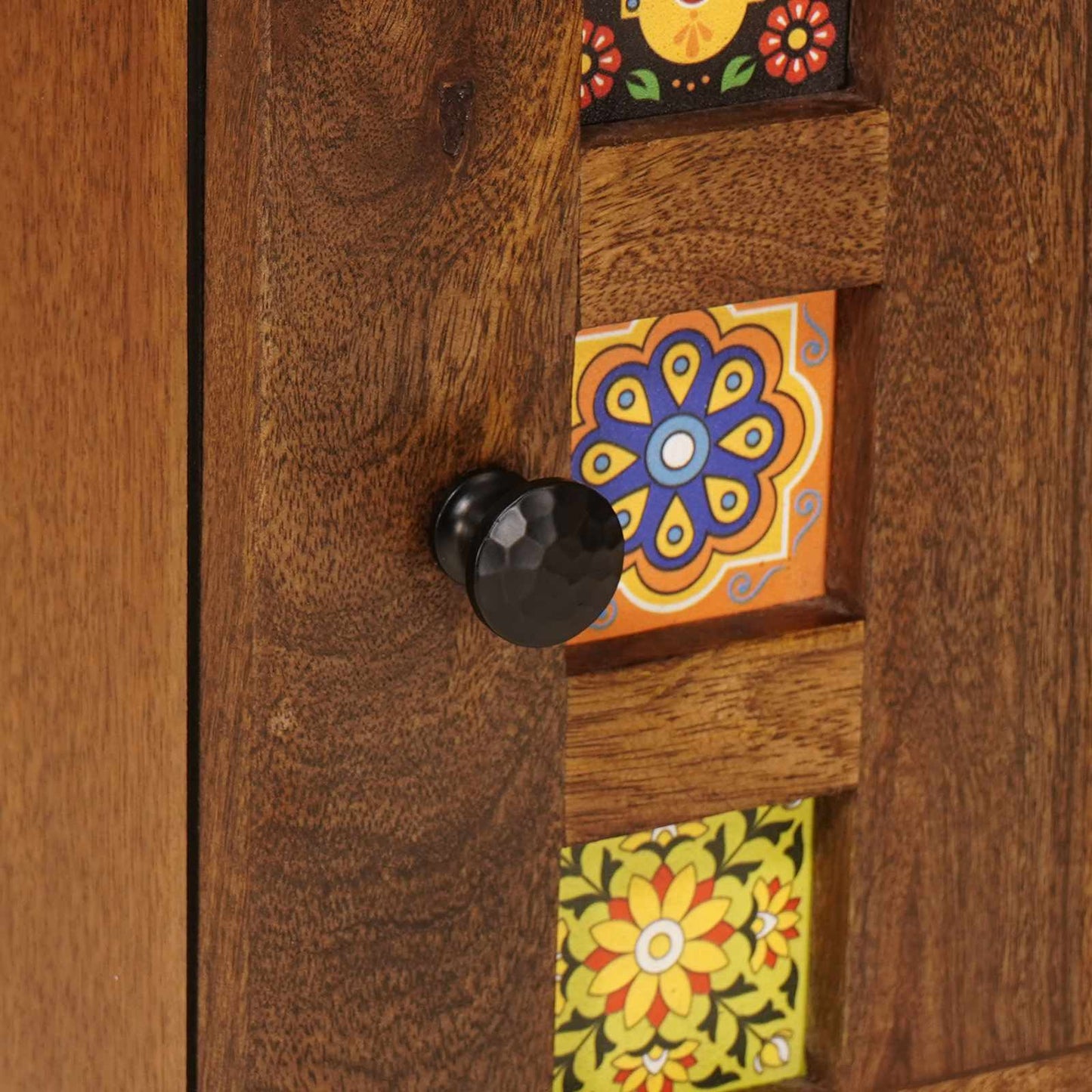 vidaXL Bedside Cabinet Brown 50 x 33 x 60 cm Solid Mango Wood