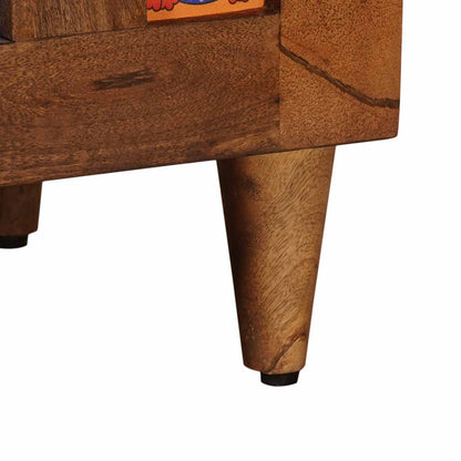 vidaXL Bedside Cabinet Brown 50 x 33 x 60 cm Solid Mango Wood