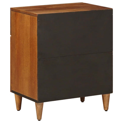 vidaXL Bedside Cabinet Brown 50 x 33 x 60 cm Solid Mango Wood
