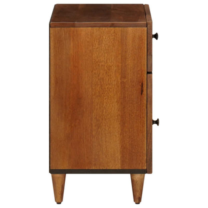 vidaXL Bedside Cabinet Brown 50 x 33 x 60 cm Solid Mango Wood