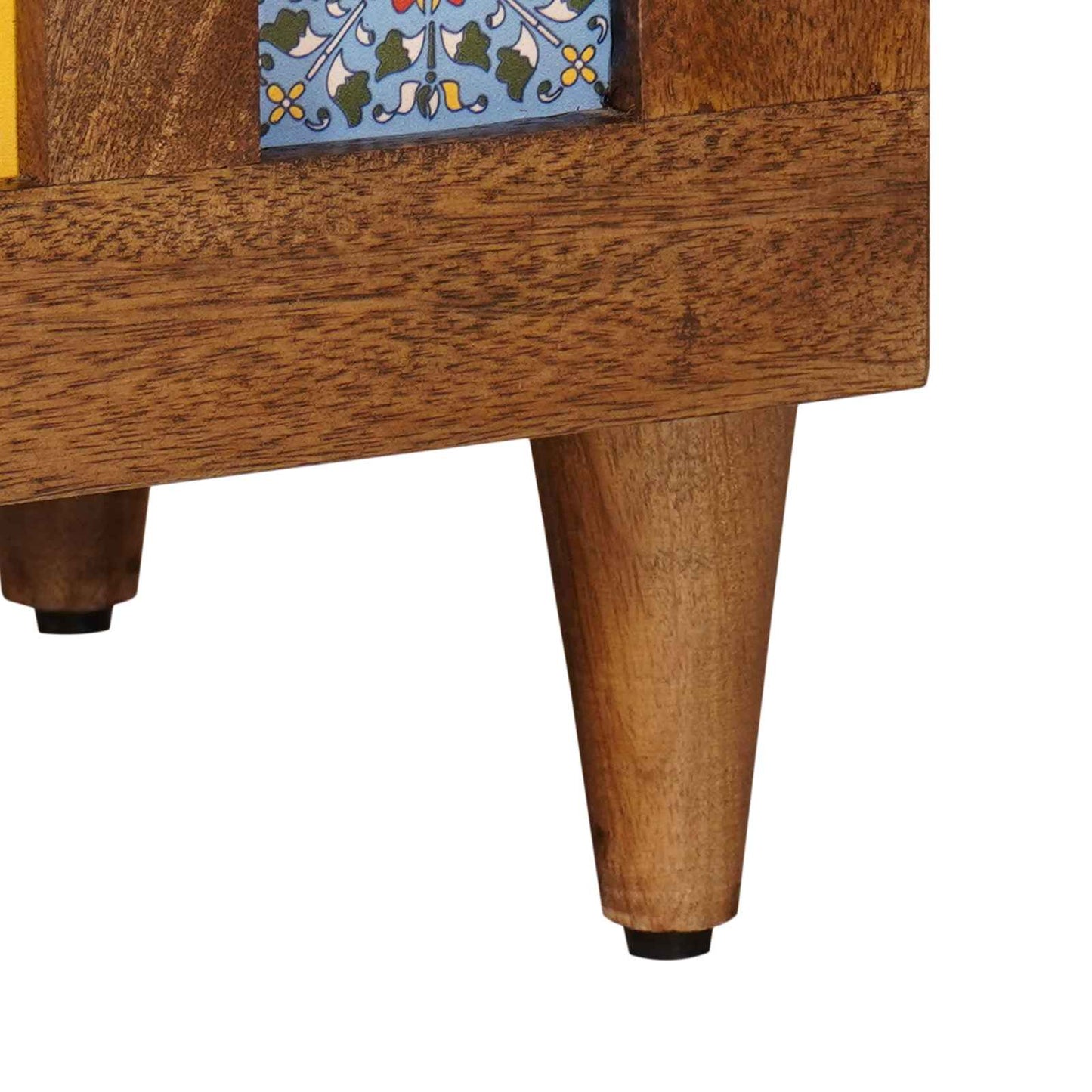 vidaXL Bedside Cabinet Brown 50 x 33 x 62 cm Solid Mango Wood