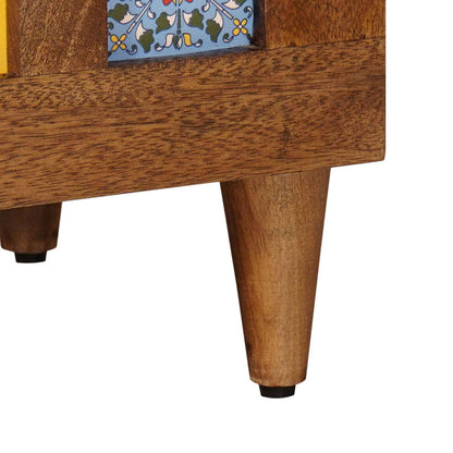 vidaXL Bedside Cabinet Brown 50 x 33 x 62 cm Solid Mango Wood