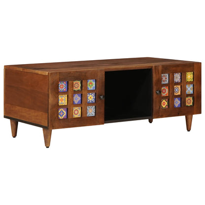 vidaXL Coffee Table Brown 100 x 54 x 40 cm Solid Mango Wood