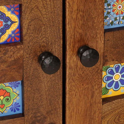 vidaXL Bathroom Sink Cabinet with Storage Walnut 62 x 33 x 58 cm