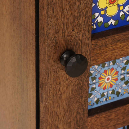 vidaXL Bathroom Hanging Cabinet with Storage Walnut 38 x 33 x 48 cm