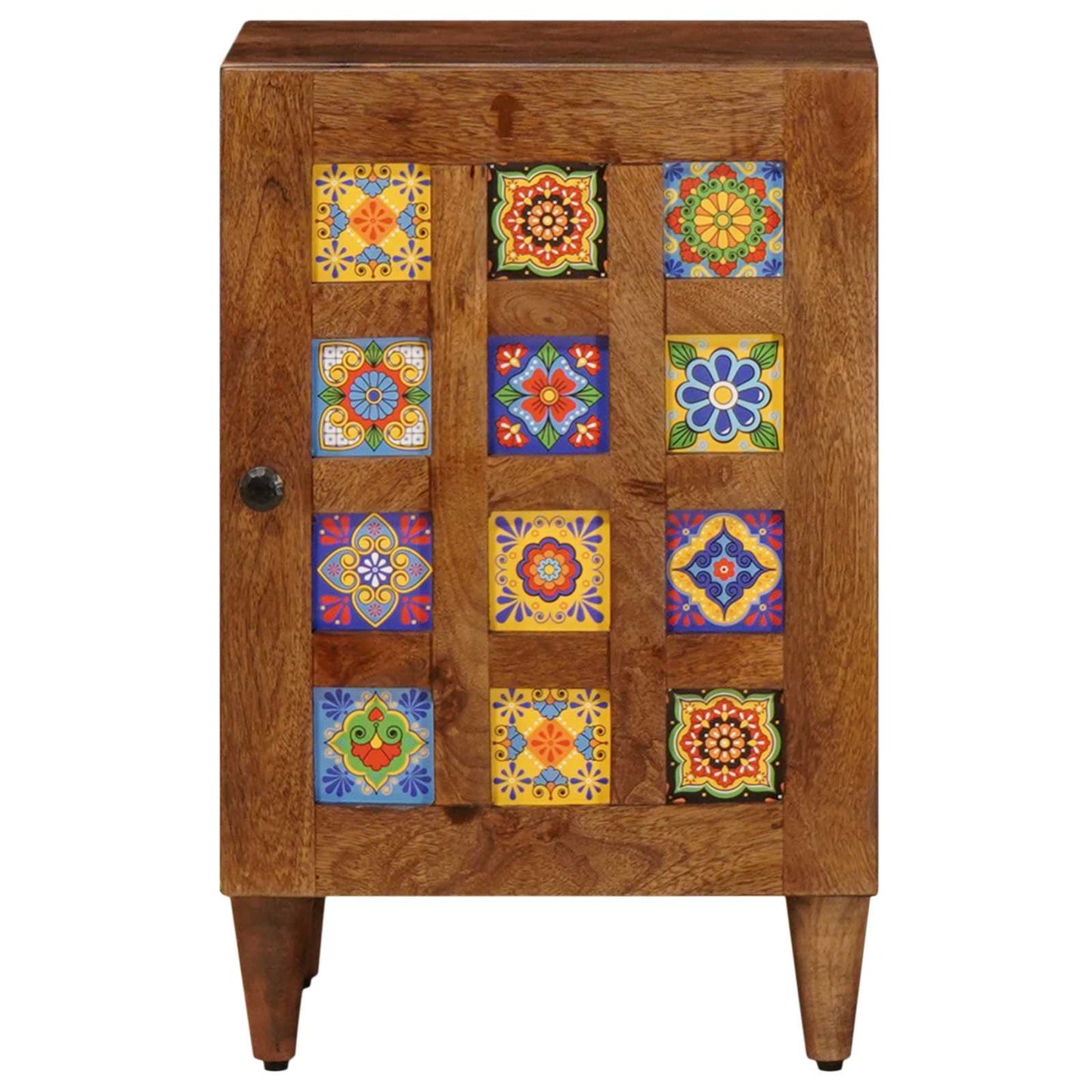 vidaXL Bathroom Cabinet with Storage with Door Walnut 38 x 33 x 58 cm