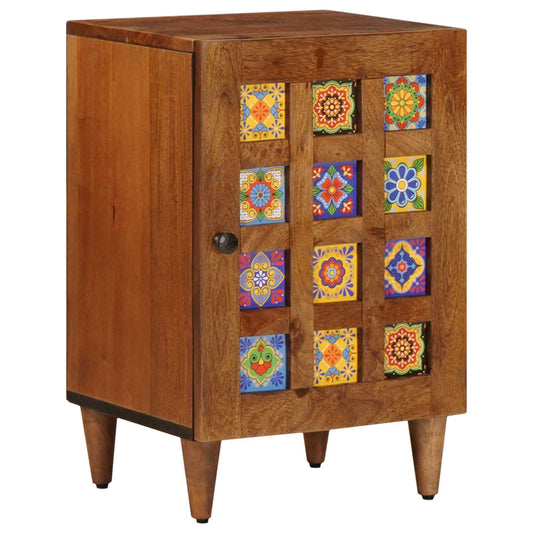 vidaXL Bathroom Cabinet with Storage with Door Walnut 38 x 33 x 58 cm