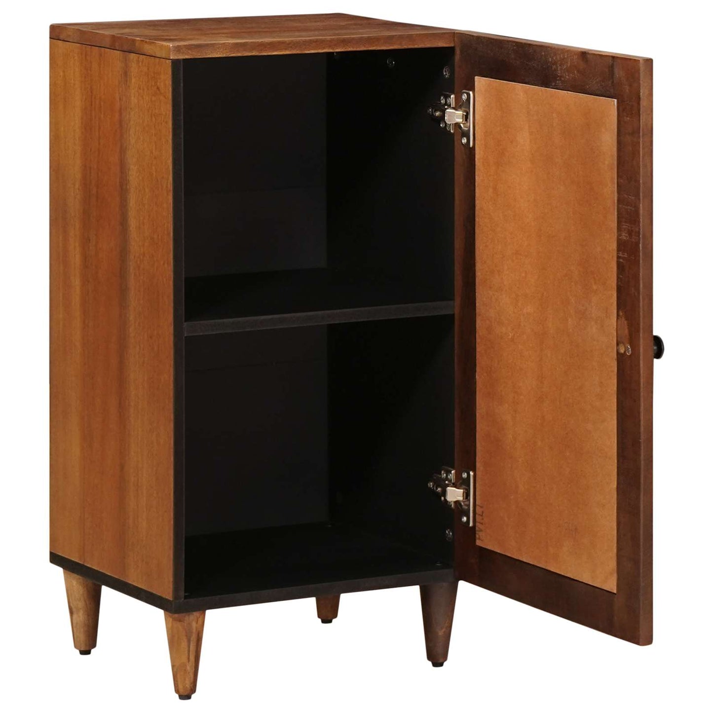 vidaXL Sideboard with Storage Walnut 40 x 33 x 75 cm Solid Mango Wood