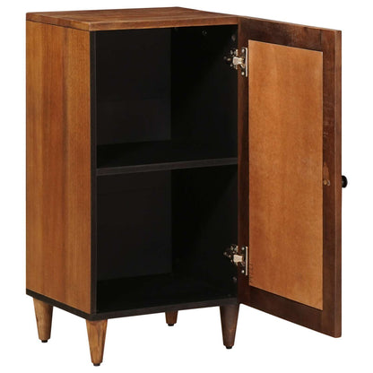 vidaXL Sideboard with Storage Walnut 40 x 33 x 75 cm Solid Mango Wood