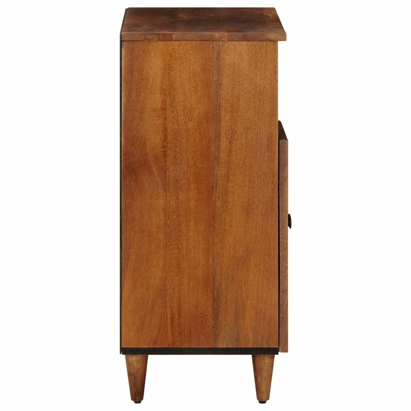 vidaXL Sideboard with Storage Walnut 60 x 33 x 75 cm Solid Mango Wood